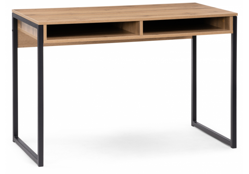 Офисная мебель Леон Лофт дуб вотан/черный матовый (55x75). 