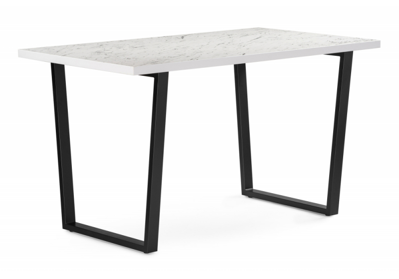 Стол деревянный Эльпатия 130х75 оникс / черный матовый (75x74,5). 